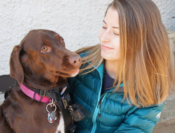 Susie and Tula the pho Dog rapher