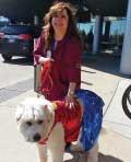 Matilda in her Wonder Woman costume